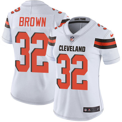 Nike Browns #32 Jim Brown White Women's Stitched NFL Vapor Untouchable Limited Jersey Nike Browns #32 Jim Brown White Women's Stitched NFL Vapor Untouchable Limited Jersey