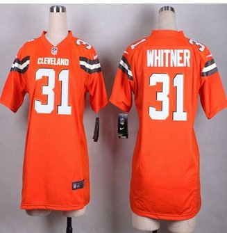Women New Cleveland Browns #31 Donte Whitner Orange Alternate Stitched NFL New Elite jersey Women New Cleveland Browns #31 Donte Whitner Orange Alternate Stitched NFL New Elite jersey