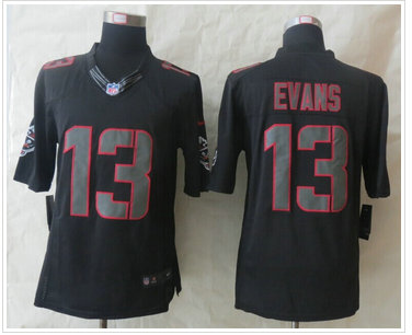 New Tampa Bay Buccaneers #13 Mike Evans Impact Limited Black Jerseys New Tampa Bay Buccaneers #13 Mike Evans Impact Limited Black Jerseys
