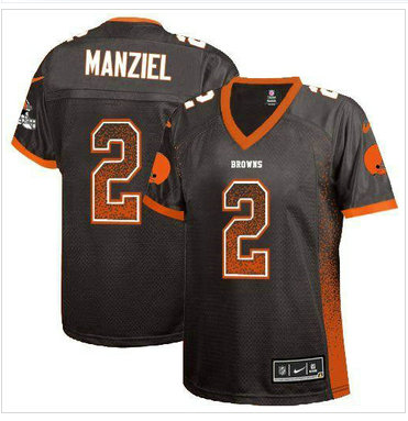 Women NFL Cleveland Browns #2 Johnny Manziel Brown Team Color NFL Elite Drift Fashion Jersey Women NFL Cleveland Browns #2 Johnny Manziel Brown Team Color NFL Elite Drift Fashion Jersey