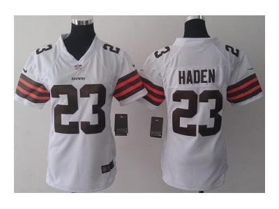 NEW women jerseys cleveland browns #23 joe haden white