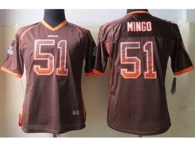 Women NEW Cleveland Browns 51 Barkevious Mingo Brown Drift Fashion Elite NFL Jerseys Women NEW Cleveland Browns 51 Barkevious Mingo Brown Drift Fashion Elite NFL Jerseys