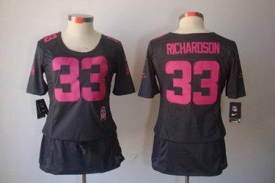 Womens NEW Cleveland Browns 33 Trent Richardson Elite breast Cancer Awareness Dark Grey Jerseys Womens NEW Cleveland Browns 33 Trent Richardson Elite breast Cancer Awareness Dark Grey Jerseys