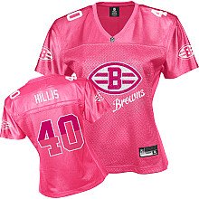Reebok women Jerseys Cleveland Browns 40 Hillis pink