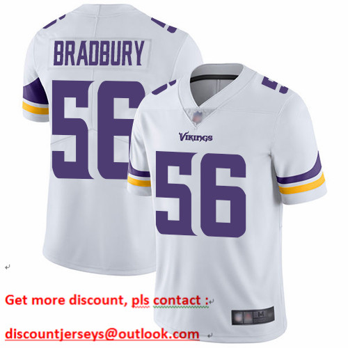 Vikings #56 Garrett Bradbury White Youth Stitched Football Vapor Untouchable Limited Jersey