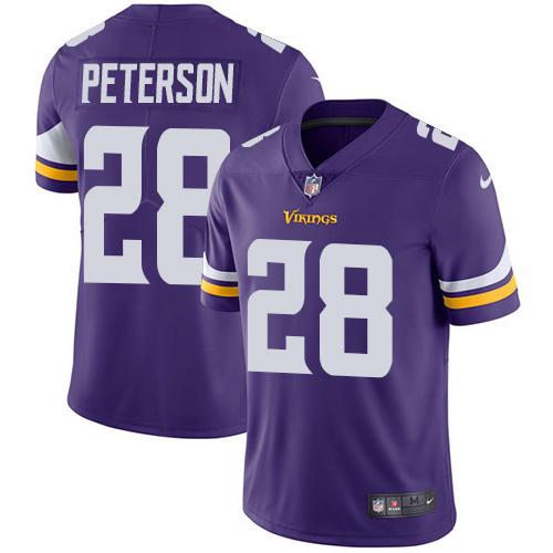 Nike Vikings #28 Adrian Peterson Purple Team Color Youth Stitched NFL Vapor Untouchable Limited Jersey Nike Vikings #28 Adrian Peterson Purple Team Color Youth Stitched NFL Vapor Untouchable Limited Jersey