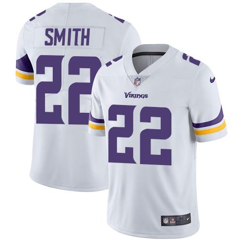 Nike Vikings #22 Harrison Smith White Youth Stitched NFL Vapor Untouchable Limited Jersey Nike Vikings #22 Harrison Smith White Youth Stitched NFL Vapor Untouchable Limited Jersey