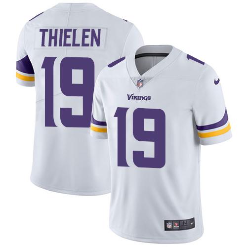 Nike Vikings #19 Adam Thielen White Youth Stitched NFL Vapor Untouchable Limited Jersey Nike Vikings #19 Adam Thielen White Youth Stitched NFL Vapor Untouchable Limited Jersey