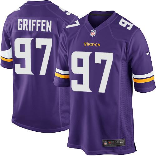 Nike Vikings #97 Everson Griffen Purple Team Color Youth Stitched NFL Elite Jersey Nike Vikings #97 Everson Griffen Purple Team Color Youth Stitched NFL Elite Jersey