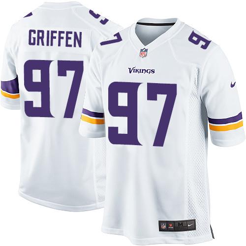 Nike Vikings #97 Everson Griffen White Youth Stitched NFL Elite Jersey Nike Vikings #97 Everson Griffen White Youth Stitched NFL Elite Jersey