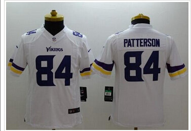 Youth NEW Vikings #84 Cordarrelle Patterson White NFL Limited Jersey Youth NEW Vikings #84 Cordarrelle Patterson White NFL Limited Jersey
