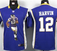Youth Nike Minnesota Vikings 12 Harvin Purple Portrait Fashion Game Jerseys Youth Nike Minnesota Vikings 12 Harvin Purple Portrait Fashion Game Jerseys