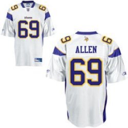 Youth Minnesota Vikings 69 Jared Allen color white