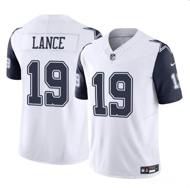 Youth Dallas Cowboys #19 Trey Lance White 2023 F.U.S.E Vapor Untouchable Limited Stitched Football Jersey Youth Dallas Cowboys #19 Trey Lance White 2023 F.U.S.E Vapor Untouchable Limited Stitched Football Jersey
