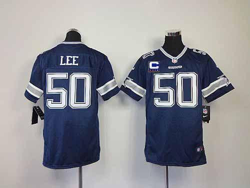 Nike Cowboys #50 Sean Lee Navy Blue Team Color With C Patch Youth Stitched NFL Elite Jersey Nike Cowboys #50 Sean Lee Navy Blue Team Color With C Patch Youth Stitched NFL Elite Jersey