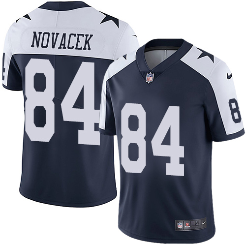 Nike Cowboys #84 Jay Novacek Navy Blue Thanksgiving Youth Stitched NFL Vapor Untouchable Limited Throwback Jersey Nike Cowboys #84 Jay Novacek Navy Blue Thanksgiving Youth Stitched NFL Vapor Untouchable Limited Throwback Jersey