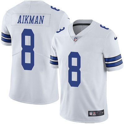 Nike Cowboys #8 Troy Aikman White Youth Stitched NFL Vapor Untouchable Limited Jersey Nike Cowboys #8 Troy Aikman White Youth Stitched NFL Vapor Untouchable Limited Jersey