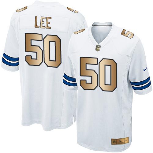 Nike Cowboys #50 Sean Lee White Youth Stitched NFL Elite Gold Jersey Nike Cowboys #50 Sean Lee White Youth Stitched NFL Elite Gold Jersey