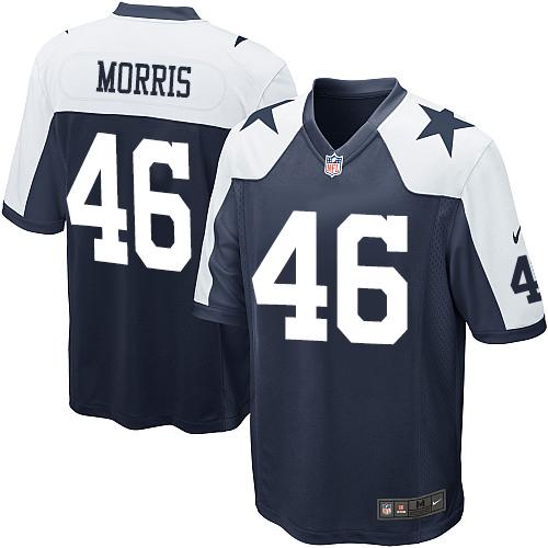 Nike Cowboys #46 Alfred Morris Navy Blue Thanksgiving Youth Stitched NFL Throwback Elite Jersey Nike Cowboys #46 Alfred Morris Navy Blue Thanksgiving Youth Stitched NFL Throwback Elite Jersey