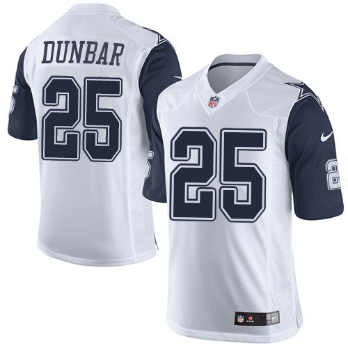 Nike Cowboys #25 Lance Dunbar White Youth Stitched NFL Elite Rush Jersey Nike Cowboys #25 Lance Dunbar White Youth Stitched NFL Elite Rush Jersey