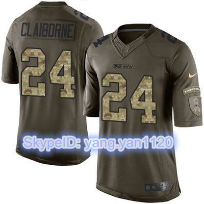 Nike Cowboys #24 Morris Claiborne Green Color Youth Stitched NFL Limited Salute to Service Jersey Nike Cowboys #24 Morris Claiborne Green Color Youth Stitched NFL Limited Salute to Service Jersey