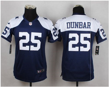 Youth Nike Cowboys #25 Lance Dunbar Navy Blue Thanksgiving Throwback NFL Elite Jersey Youth Nike Cowboys #25 Lance Dunbar Navy Blue Thanksgiving Throwback NFL Elite Jersey