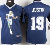 Nike youth Dallas Cowboys #19 Austin Blue Portrait Fashion Game Jerseys Nike youth Dallas Cowboys #19 Austin Blue Portrait Fashion Game Jerseys