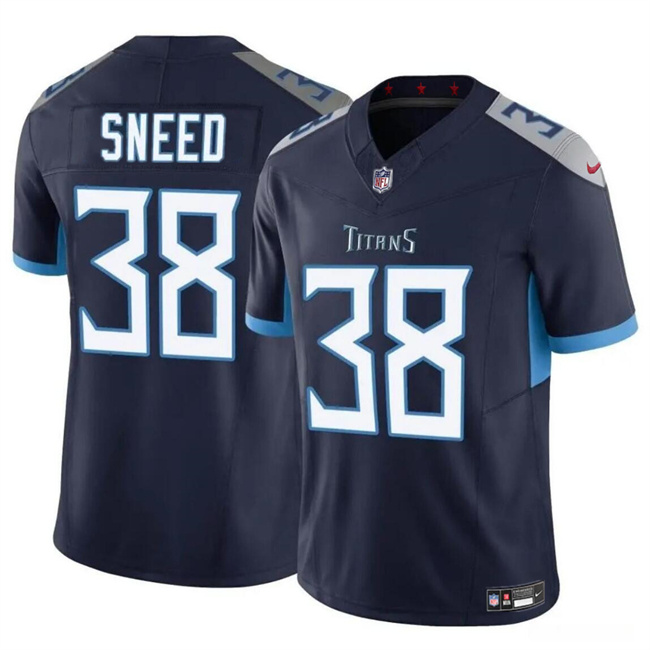 Youth Tennessee Titans #38 L'Jarius Sneed Navy 2024 F.U.S.E Vapor Limited Stitched Football Jersey Youth Tennessee Titans #38 L'Jarius Sneed Navy 2024 F.U.S.E Vapor Limited Stitched Football Jersey