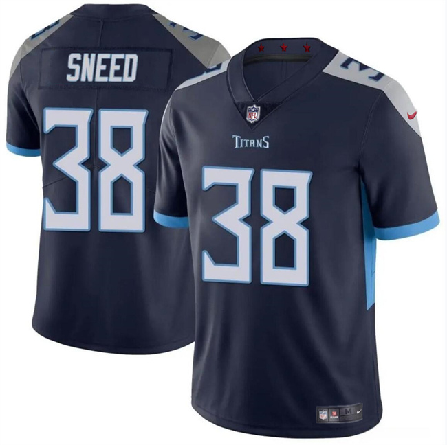 Youth Tennessee Titans #38 L'Jarius Sneed Navy Vapor Limited Stitched Football Jersey Youth Tennessee Titans #38 L'Jarius Sneed Navy Vapor Limited Stitched Football Jersey