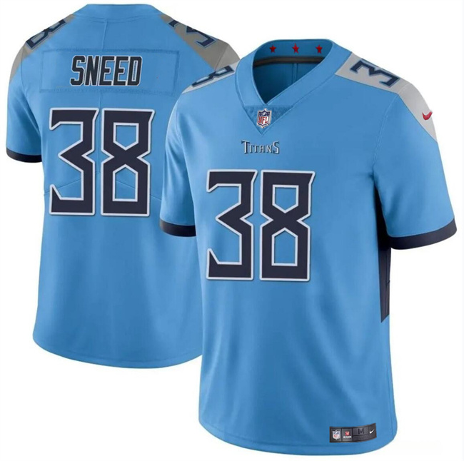 Youth Tennessee Titans #38 L'Jarius Sneed Blue Vapor Limited Stitched Football Jersey Youth Tennessee Titans #38 L'Jarius Sneed Blue Vapor Limited Stitched Football Jersey