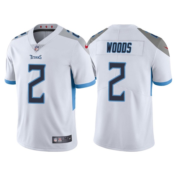 Youth Tennessee Titans #2 Robert Woods White Vapor Untouchable Limited Stitched Jersey Youth Tennessee Titans #2 Robert Woods White Vapor Untouchable Limited Stitched Jersey