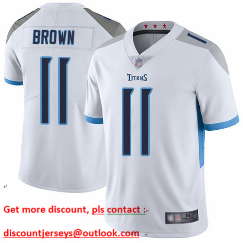 Titans #11 A.J. Brown White Youth Stitched Football Vapor Untouchable Limited Jersey