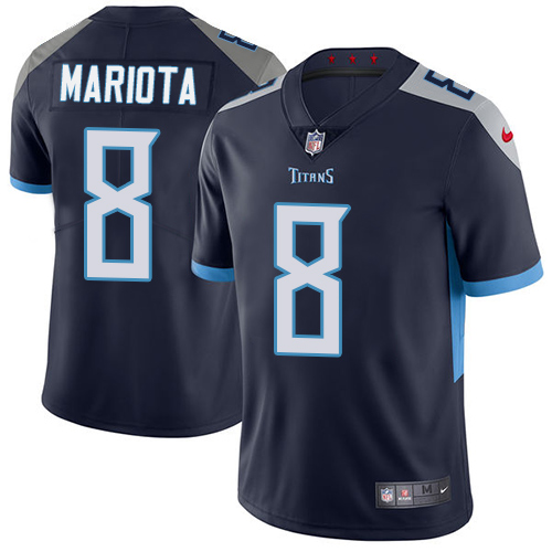 Nike Titans #8 Marcus Mariota Navy Blue Alternate Youth Stitched NFL Vapor Untouchable Limited Jersey Nike Titans #8 Marcus Mariota Navy Blue Alternate Youth Stitched NFL Vapor Untouchable Limited Jersey