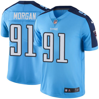 Nike Titans #91 Derrick Morgan Light Blue Youth Stitched NFL Limited Rush Jersey Nike Titans #91 Derrick Morgan Light Blue Youth Stitched NFL Limited Rush Jersey