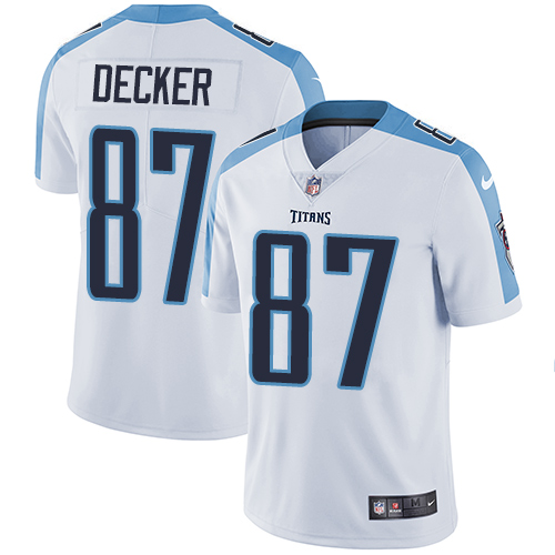 Nike Titans #87 Eric Decker White Youth Stitched NFL Vapor Untouchable Limited Jersey Nike Titans #87 Eric Decker White Youth Stitched NFL Vapor Untouchable Limited Jersey