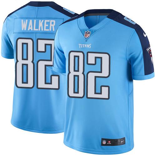Nike Titans #82 Delanie Walker Light Blue Youth Stitched NFL Limited Rush Jersey Nike Titans #82 Delanie Walker Light Blue Youth Stitched NFL Limited Rush Jersey
