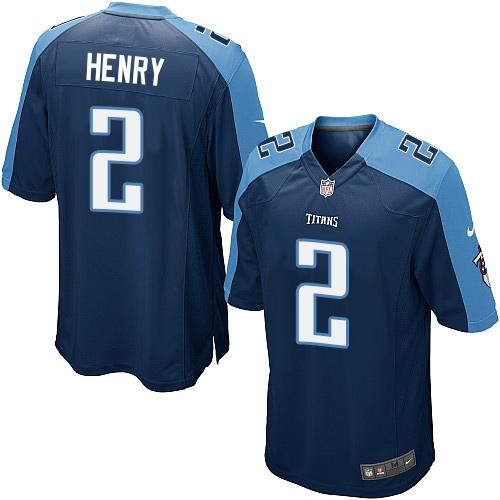 Youth Nike Titans #2 Derrick Henry Navy Blue Alternate Stitched NFL Elite Jersey Youth Nike Titans #2 Derrick Henry Navy Blue Alternate Stitched NFL Elite Jersey