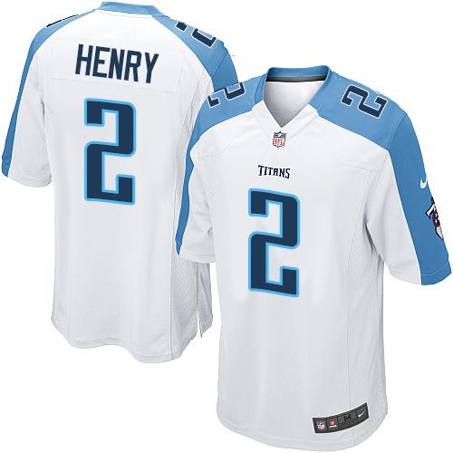 Youth Nike Titans #2 Derrick Henry White Stitched NFL Elite Jersey Youth Nike Titans #2 Derrick Henry White Stitched NFL Elite Jersey