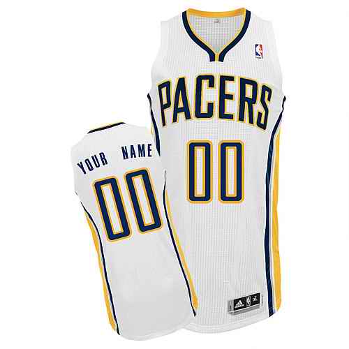 Indiana Pacers Custom White Home Jersey Indiana Pacers Custom White Home Jersey