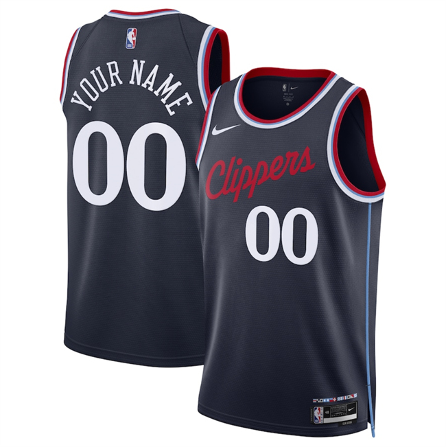 Men's Los Angeles Clippers Active Player Custom Navy 2024 25 Icon Edition Stitched Jersey Men's Los Angeles Clippers Active Player Custom Navy 2024 25 Icon Edition Stitched Jersey
