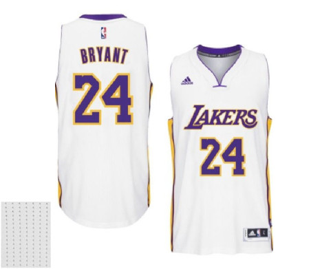 Nike Lakers #24 Kobe Bryant White Customized NBA Jersey Nike Lakers #24 Kobe Bryant White Customized NBA Jersey