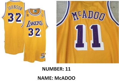 Lakers #11 Mcad00 Gold adidas Hardwood Classics Swingman Stitched NBA Jersey Lakers #11 Mcad00 Gold adidas Hardwood Classics Swingman Stitched NBA Jersey