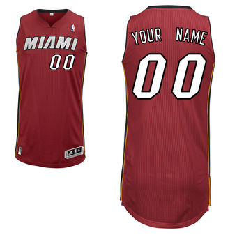 Men's Miami Heat Custom Authentic Jersey Men's Miami Heat Custom Authentic Jersey