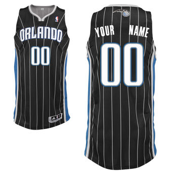 Men's Orlando Magic Black Custom Authentic Jersey Men's Orlando Magic Black Custom Authentic Jersey
