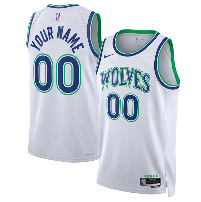 Men's Minnesota Timberwolves Active Player Custom White 2026 27 Association Edition Stitched Basketball Jersey Men's Minnesota Timberwolves Active Player Custom White 2026 27 Association Edition Stitched Basketball Jersey