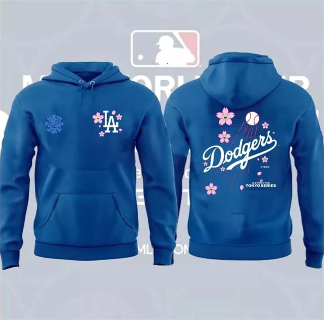 Men's Los Angeles Dodgers Royal 2025 Tokyo Series Pullover Hoodie 1 Men's Los Angeles Dodgers Royal 2025 Tokyo Series Pullover Hoodie 1