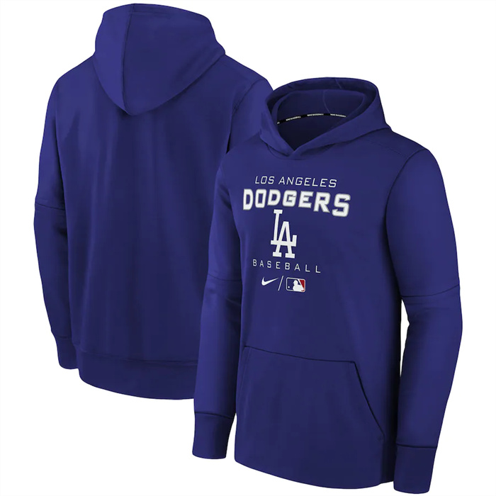 Men's Los Angeles Dodgers Royal 2022 Therma Performance Pullover Hoodies Men's Los Angeles Dodgers Royal 2022 Therma Performance Pullover Hoodies