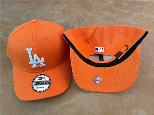 Dodgers Snapback Hat Orange--TX Dodgers Snapback Hat Orange--TX