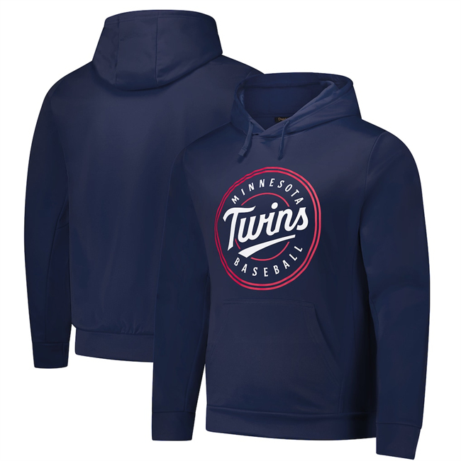 Men's Minnesota Twins Navy Cooperstown Collection Logo Club Pullover Hoodie Men's Minnesota Twins Navy Cooperstown Collection Logo Club Pullover Hoodie