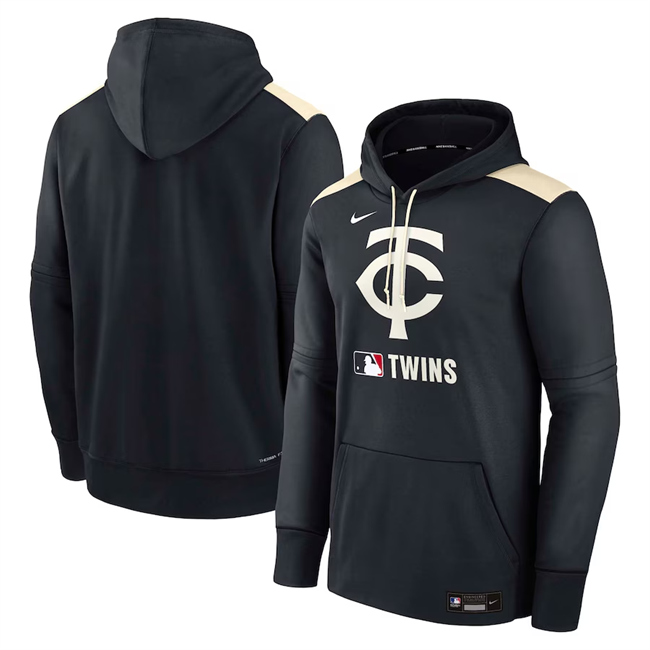 Men's Minnesota Twins Navy Collection Performance Pullover Hoodie 1 Men's Minnesota Twins Navy Collection Performance Pullover Hoodie 1